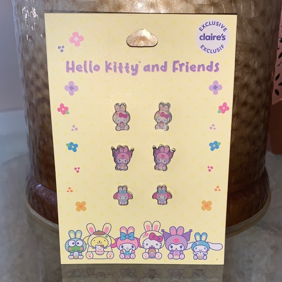 Claire's Hello Kitty and Friends Easter Set of 3 Earrings - Picture 2 of 6
